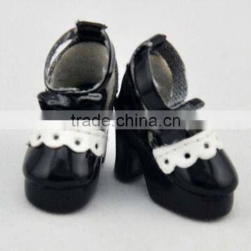 1/6 inch black girl bjd shoes for dolls