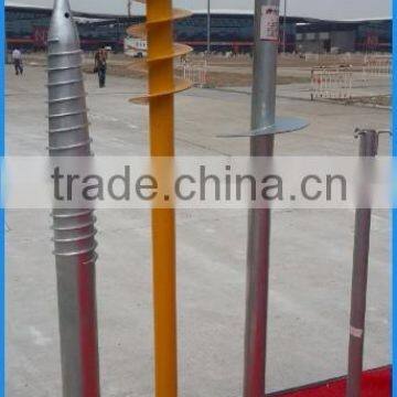 Hot dip galvanized earth anchor for exhibitions or events