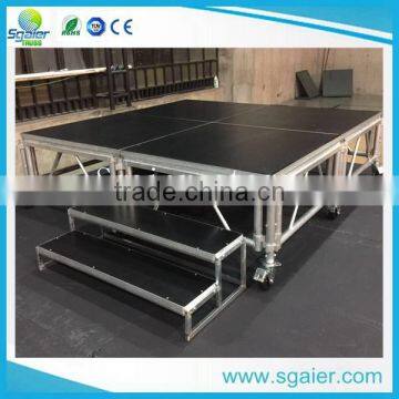 Sgaier outdoor catwalk plywood stage design used stage for sale