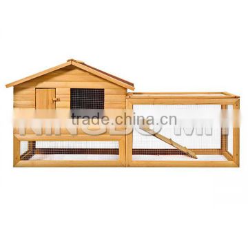 Backyard Wooden Rabbit Hutch Chicken Coop House