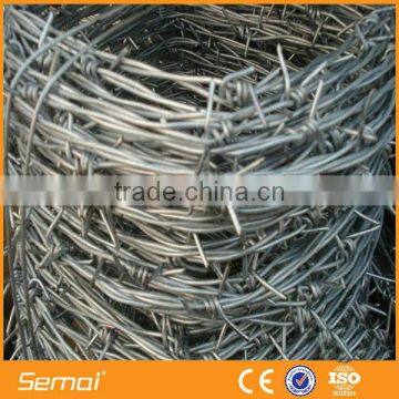 12 x 14 gauge cheap barbed wire / galvanized barbed wire / barbed wire price