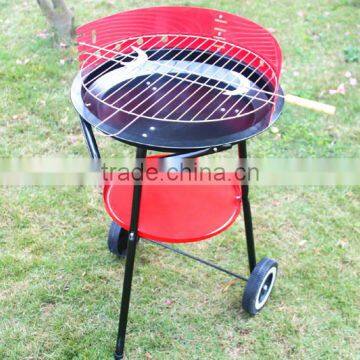 Portable 18"home-use BBQ Grills Trolley photo-5