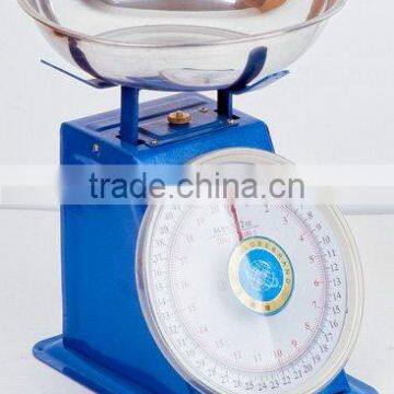 Household kitchen scale manual mechanical weighing apparatus