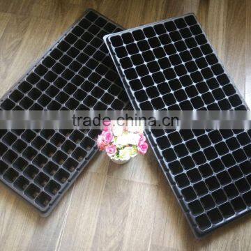 biodegradable plastic seed tray 128 cell nursery tray