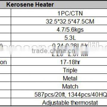Kerosene & Gas Heater KSP-231C