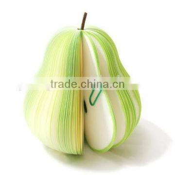Promotional 3D Fruit Apple, Pear Watermelon Shaped Wholesale Note Paper Fruit Memo Pad photo-4