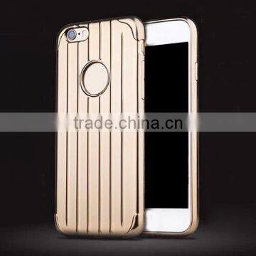 TPU electroplating protective case, trunk shape phone case for iphone 6