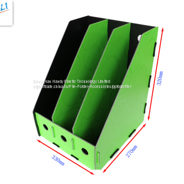 High Quality Eco-friendly Handmade Hot Selling A4 PP Foam Vertical 3 Layers Magazine File photo-4