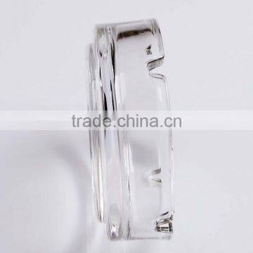 TRANSPARENT GLASS ASHTRAY photo-3