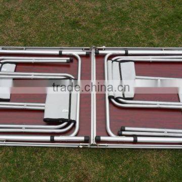 Outdoor Adjustable Height Folding Table and Chairs for Picnic, Party, Camping photo-2