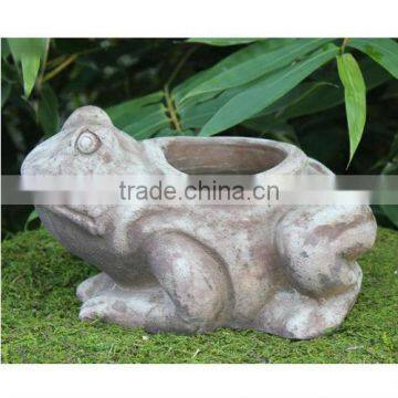 Viet nam terracotta supplier-Terracotta Funny Animal Pots made from Viet Nam