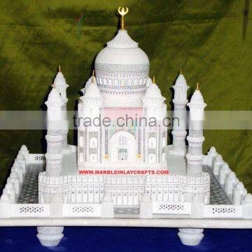 Indian White Marble Taj Mahal Model