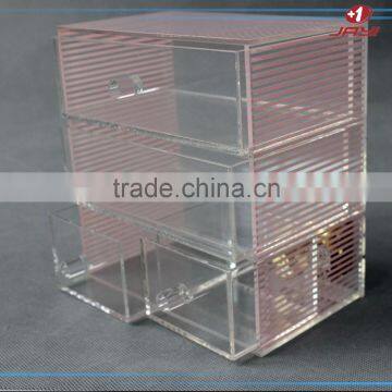 Factory Supply Custom Clear Acrylic Large Jewelry Organizer