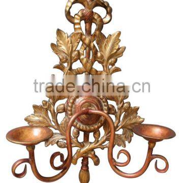 China wholesales high quality wall mounted iron candle holders
