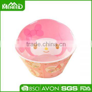 Cartoon shape Little Girls Creative shape melamine kawai kids lasagna bowl