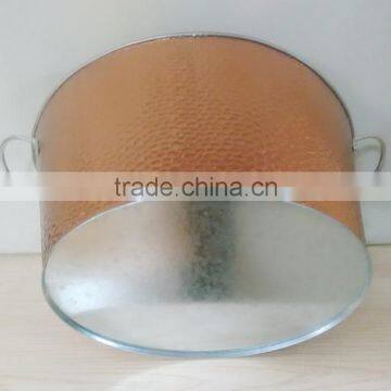 100% Waterproof Embossed Antique Tin Bucket photo-4