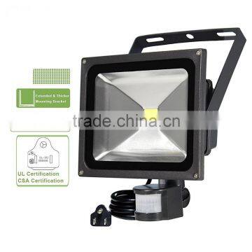High lumen outdoor ip65 30w led solar wall light