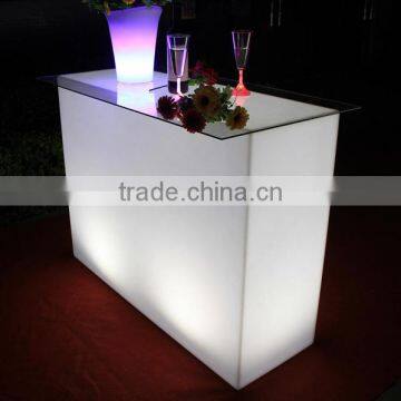 led hight table/led outdoor table/led rectangular table