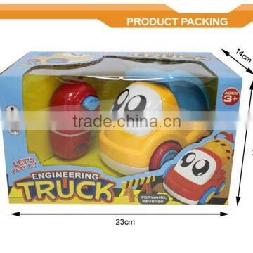 Remote Control Car Plastic Cartoon Tire Dump Truck rc Car photo-5