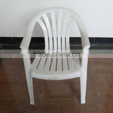 Outdoor Indoor High Quality New Design Modern Plastic White Armrest Chair for Sale photo-4