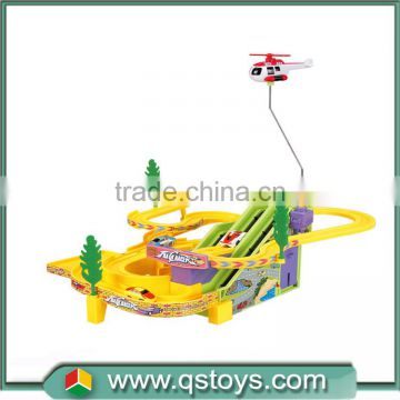 Track Racer plastic sliding rail and racing car for sale