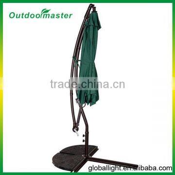 9ft Patio Banana Outdoor Umbrella With Cross Base photo-3