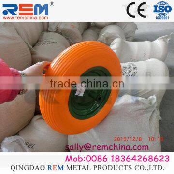 16" no flat PU wheel for wheel barrow