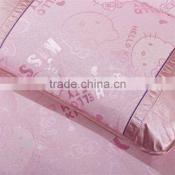 2016 New Summer Queen/Full/Twin Size Bedding Mat Kit Ice Silk Three Piece Set Mat Cartoon KT Cat Mattress Cover photo-6