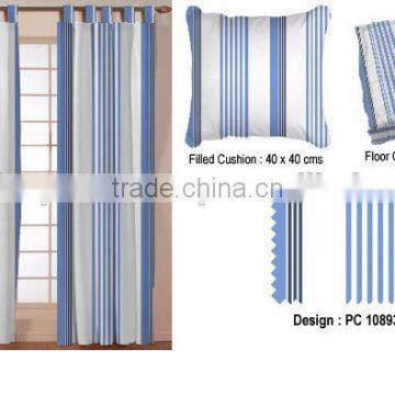 COTTON STRIPED CURTAINS