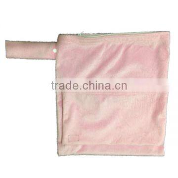 Double zipper baby cloth diaper wetbag