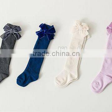 New Fashion Pretty Bow knee high baby socks