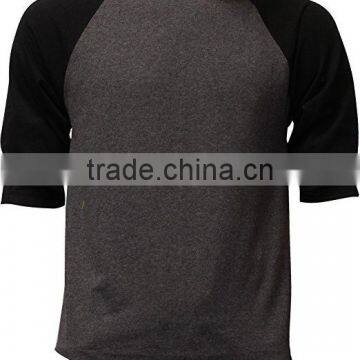 Casual Raglan Mens 3/4 Sleeve TShirt Baseball Cotton Jersey S-3XL photo-3