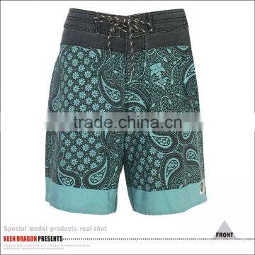Boys Surf Wear Quick Dry Fabric Private Label Mens Swim Long Shorts photo-2