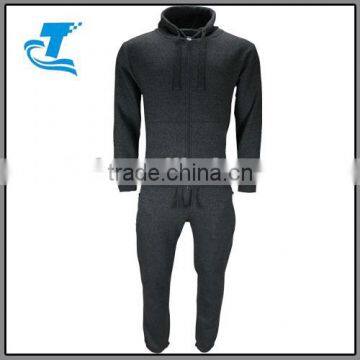 Hot selling fleece hoodie jogger pants mens gym tracksuit sets