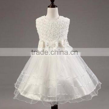 2016 Children Girl Wedding Dress Baby Frock Design Pictures photo-3