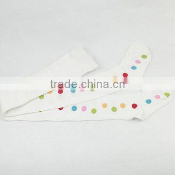 Girl Tights White Colorful Ponit Socks Long Socks photo-3