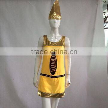 Walson Clothes Apparel Crayola Crayon Dress Costume Girls Funny Fancy Halloween Costume