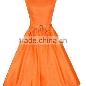 Walson Wholesale Hot New Summer Women Casual Dresses Retro Party Robe Rockabilly 50s Black Vintage Dress photo-4