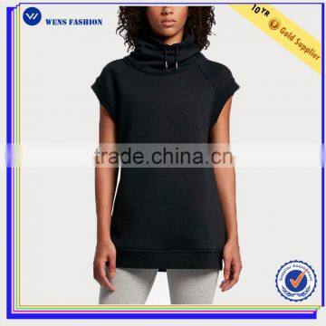 Factory Wholesale Raglan Sleeveless Sweatshirt No Zipper Hoodie