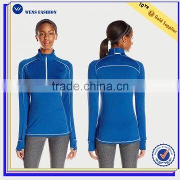 Wholesale Half Zip Running Hoodies Women Comfortable Sports Hoodies