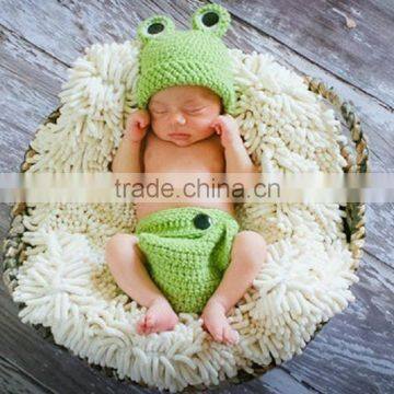 crochet animal costume baby hat and pants set for baby