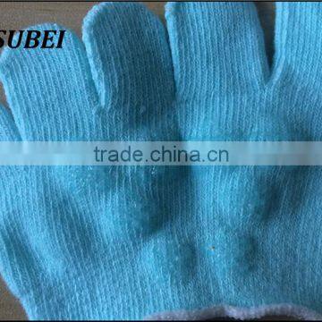 Light Green Women Half Feet Anti-slip Flower Pattern Grip Yaga Socks for Lady Pilates photo-4