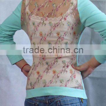 ladies sweater embroidered sweater beading garment