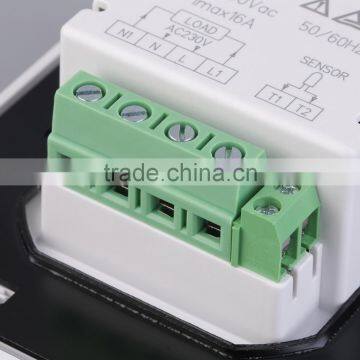 Touch Screen Weekly Programmable Heating Thermostat Blue Backlit C07.H3 16A Cheap Price Hot Selling photo-5