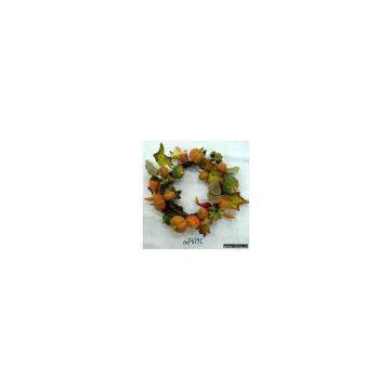 Sell Hallowmas Wreath with Glittery Yellow Pumpkin