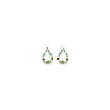 Australia Jade Green Eye Drop Earrings