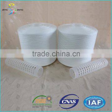 40s/2 40s/3 bright raw white plastic cone spun polyester yarn