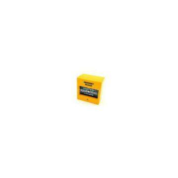 Yellow Manual Alarm Call Point , weatherproof emergency call point