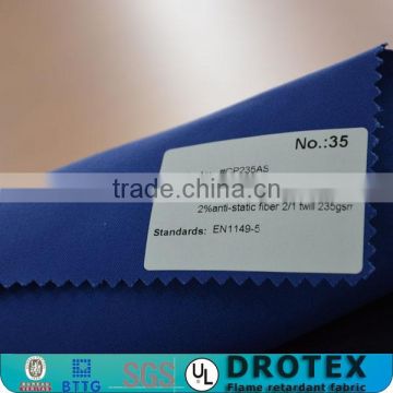 CVC 60/40 anti-static twill fabric for hospital uniform