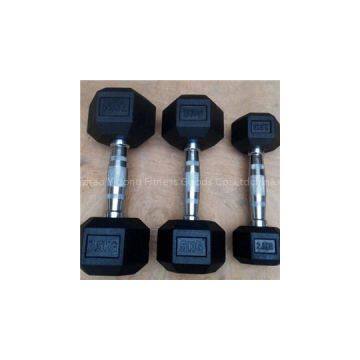 Rubber Hex Dumbbell